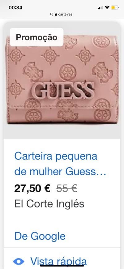 Moda Carteira Guess