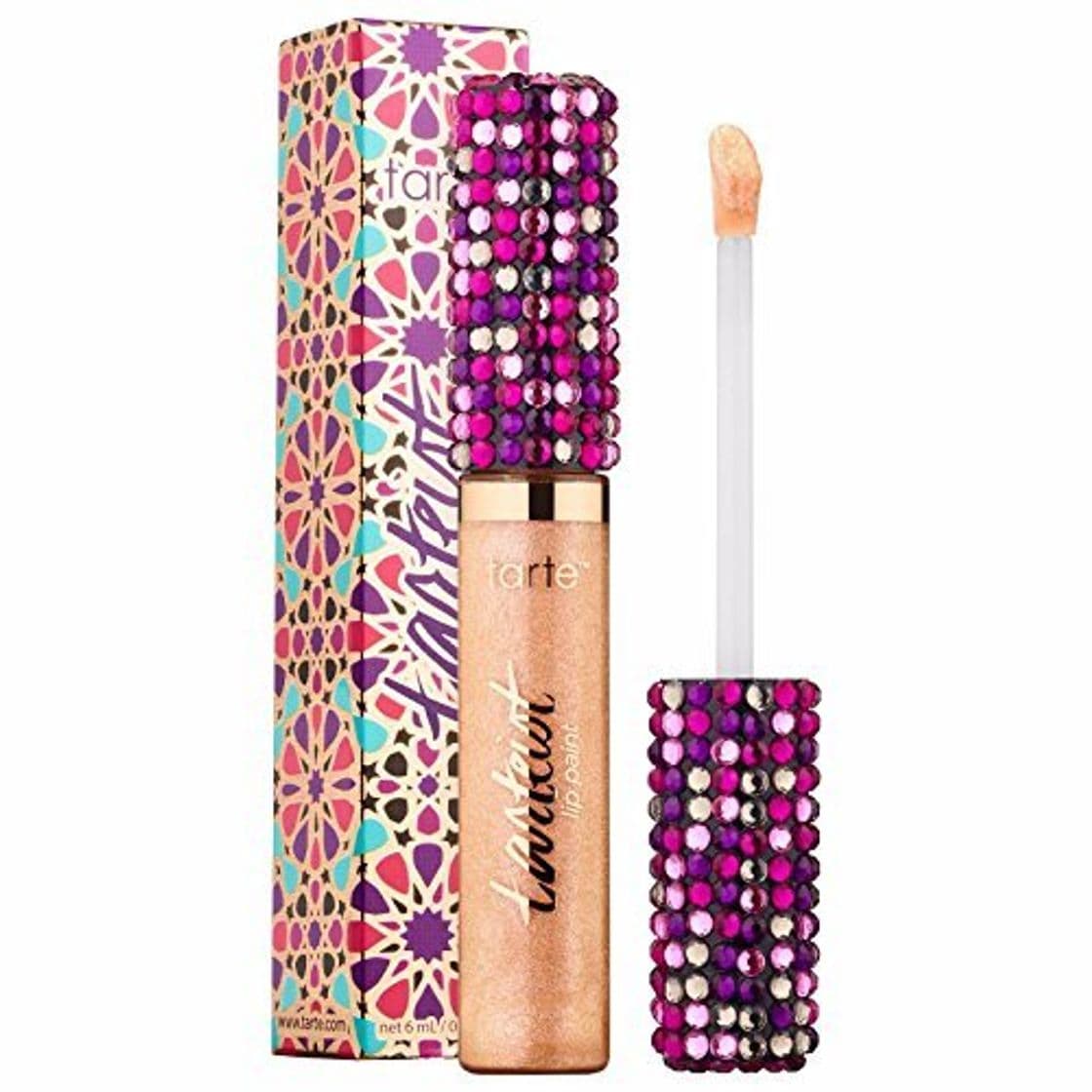 Beauty Tarte cosméticos tartiest labios Bling Top Coat espumillón