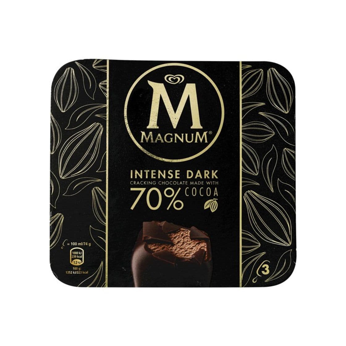 Producto Magnum de chocolate preto 