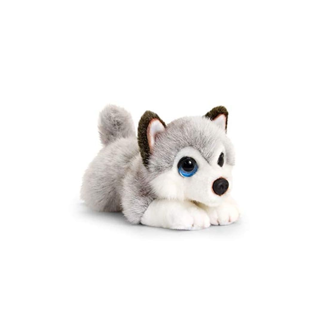 Product Keel Toys- Juguete de Peluche con diseño de Perro Husky, Color Gris,