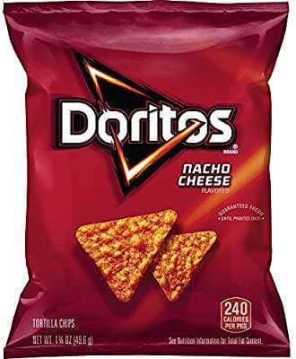 Product Doritos Nacho Cheese Flavored Tortilla

