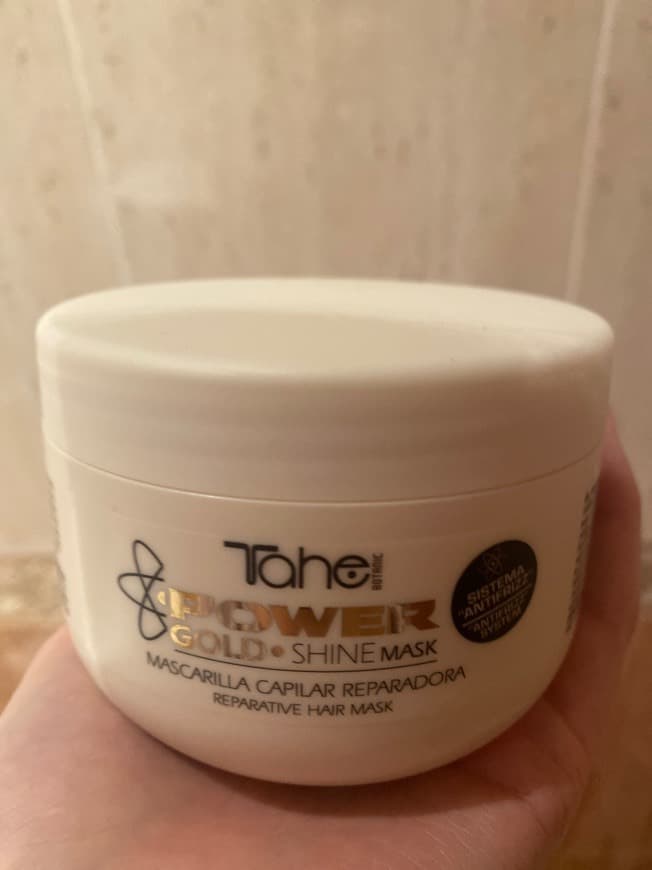 Place Tahe Shine Power Gold Mask Mascarilla Reparadora de Pelo Tratamiento Capilar Para