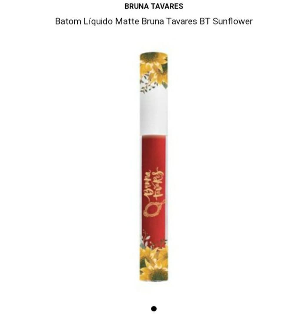 Fashion Batom Líquido Matte Bruna Tavares BT Sunflower