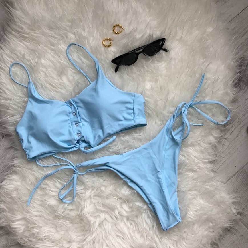 Moda Bikini azul cielo 