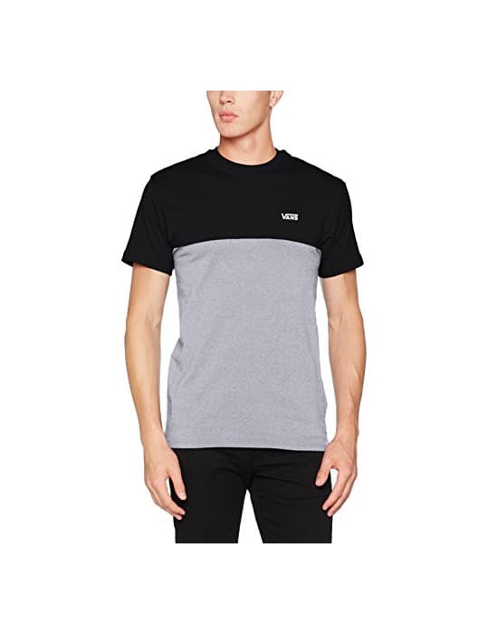 Fashion Vans Colorblock tee - Camiseta para Hombre , Negro