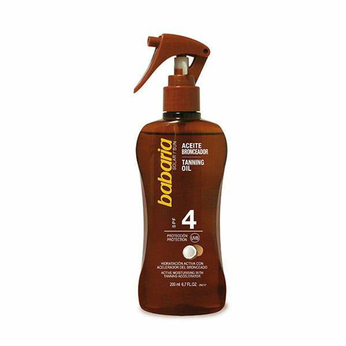 Product Aceite Bronceador Spf 4 BABARIA Aceite bronceador solar precio