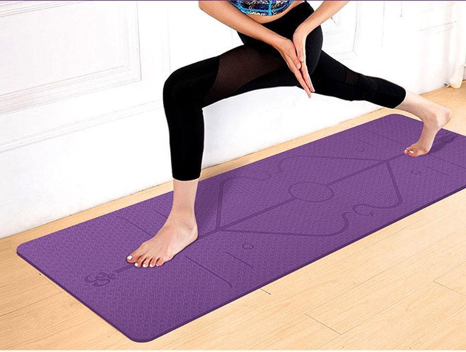 Product Esterilla de Yoga con líneas de posición