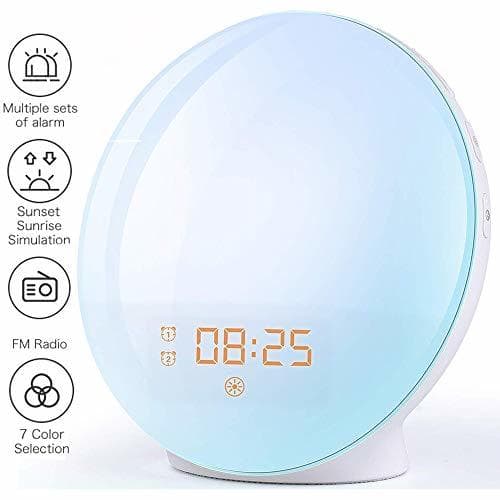 Elemento de la categoría hogar Wake Up Light Despertador Luz - 2019 LED Despertador Amanecer Simulación de