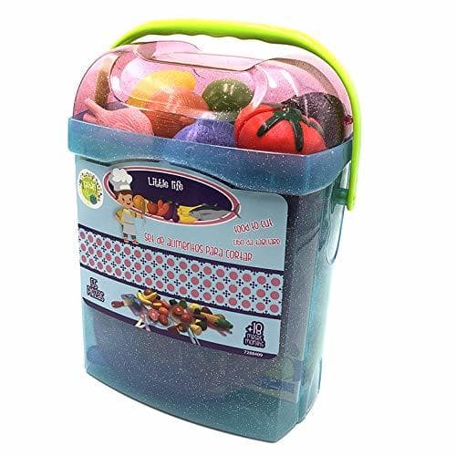 Producto Tachan - Set alimentos de cortar 55 piezas en cubo transportable, azul