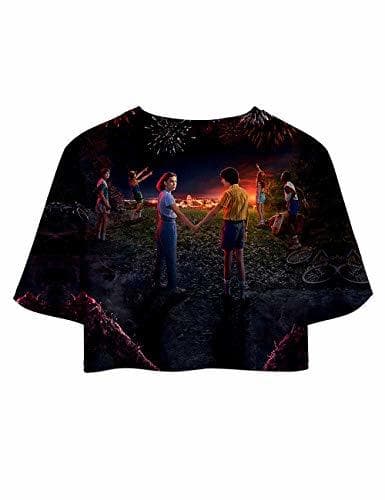 Producto Camiseta Stranger Things Chica, Camiseta Stranger Things Cortas Mujer T-Shirt Manga Corta