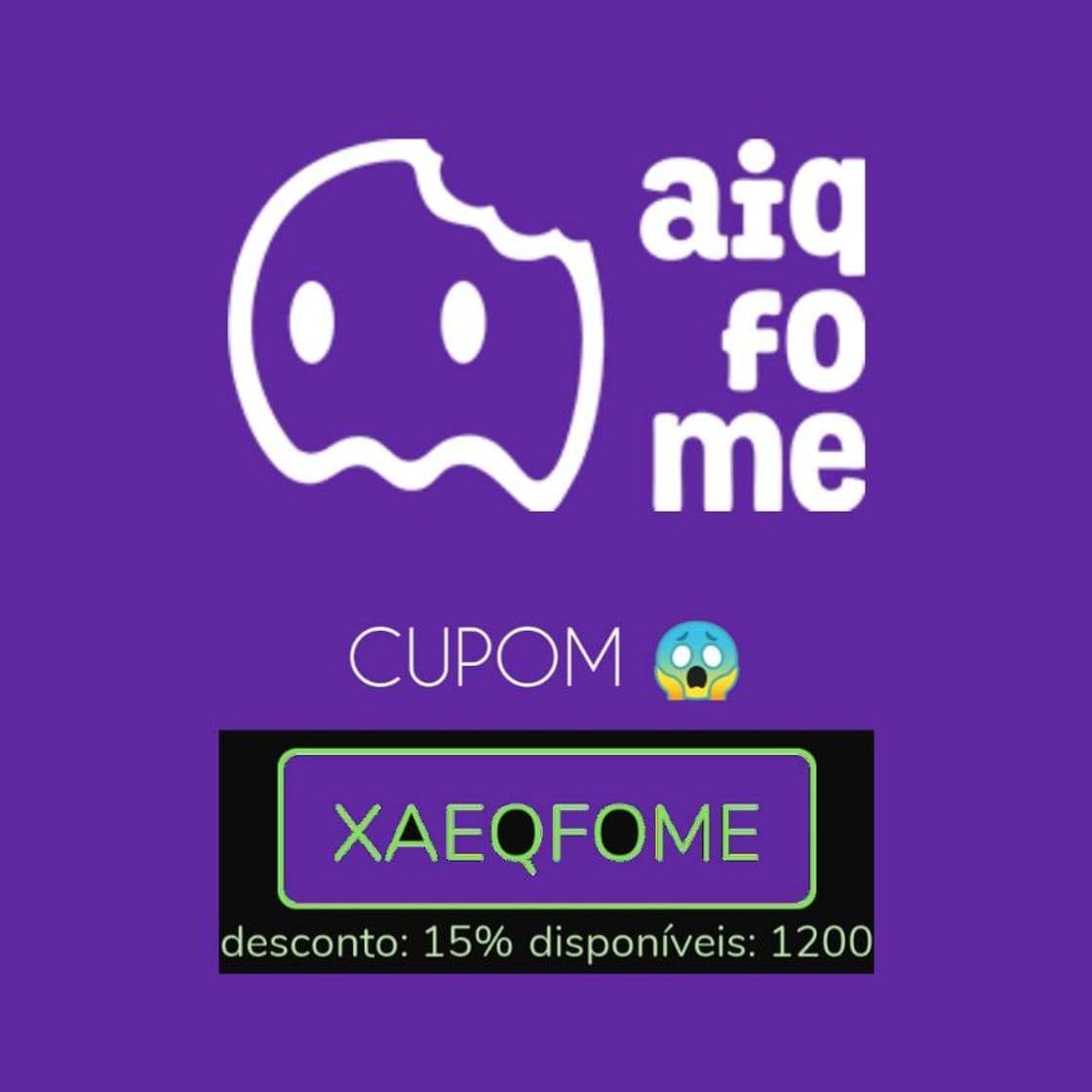 Fashion Aiqfome - delivery de comida - App