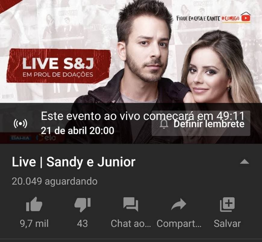 Fashion LIVE SANDY E JUNIOR 