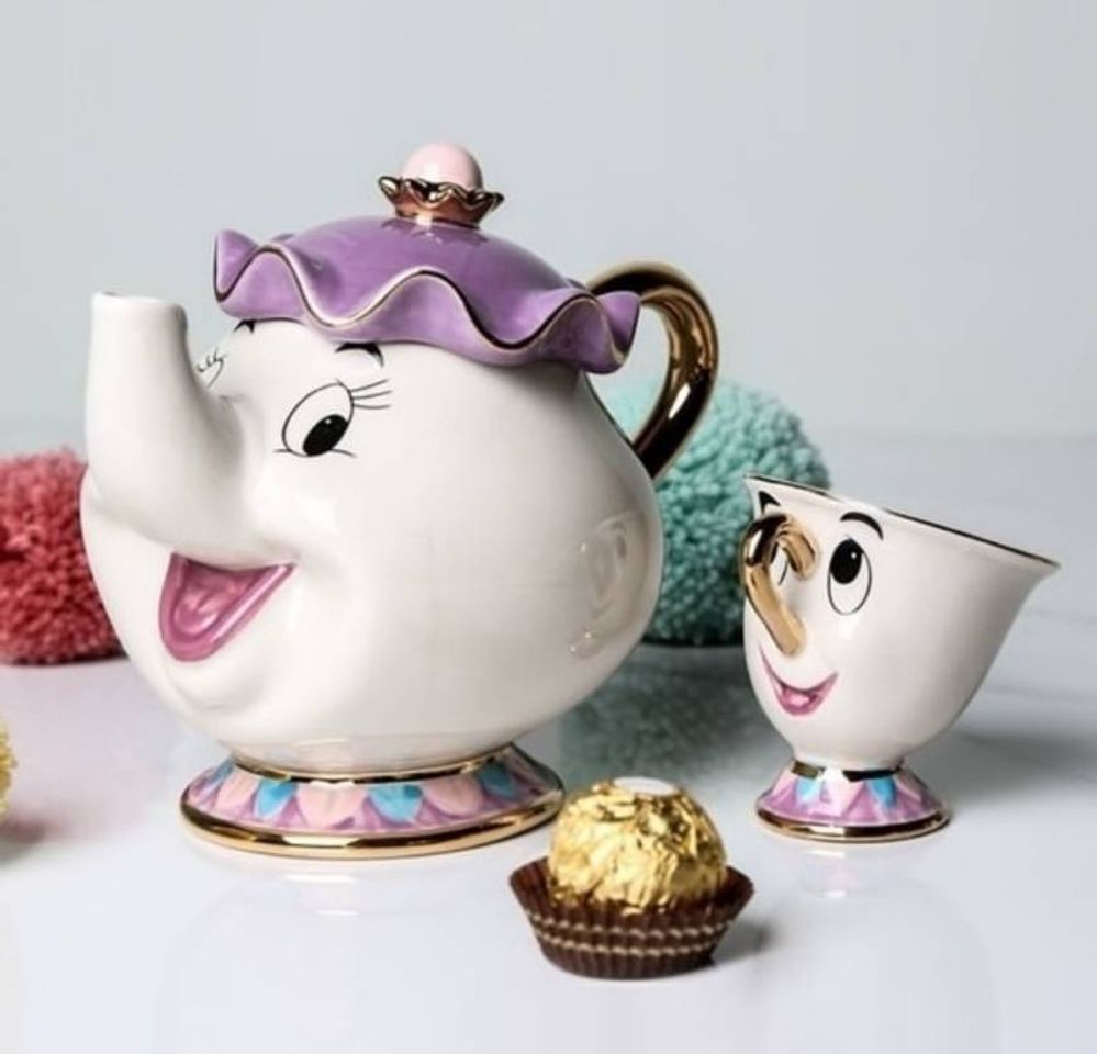 Fashion tea cup beauty and the beast