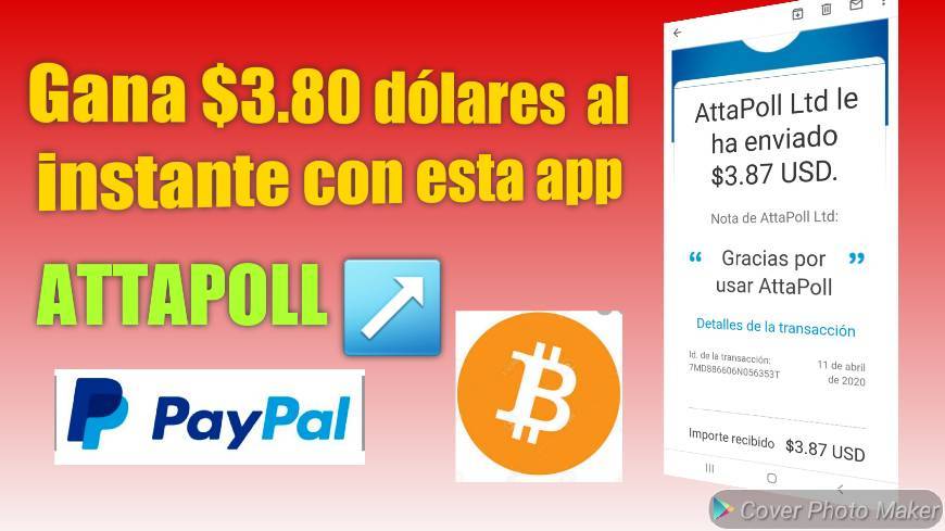 Moda Attapoll app para ganar dinero a Paypal en 2020🤑