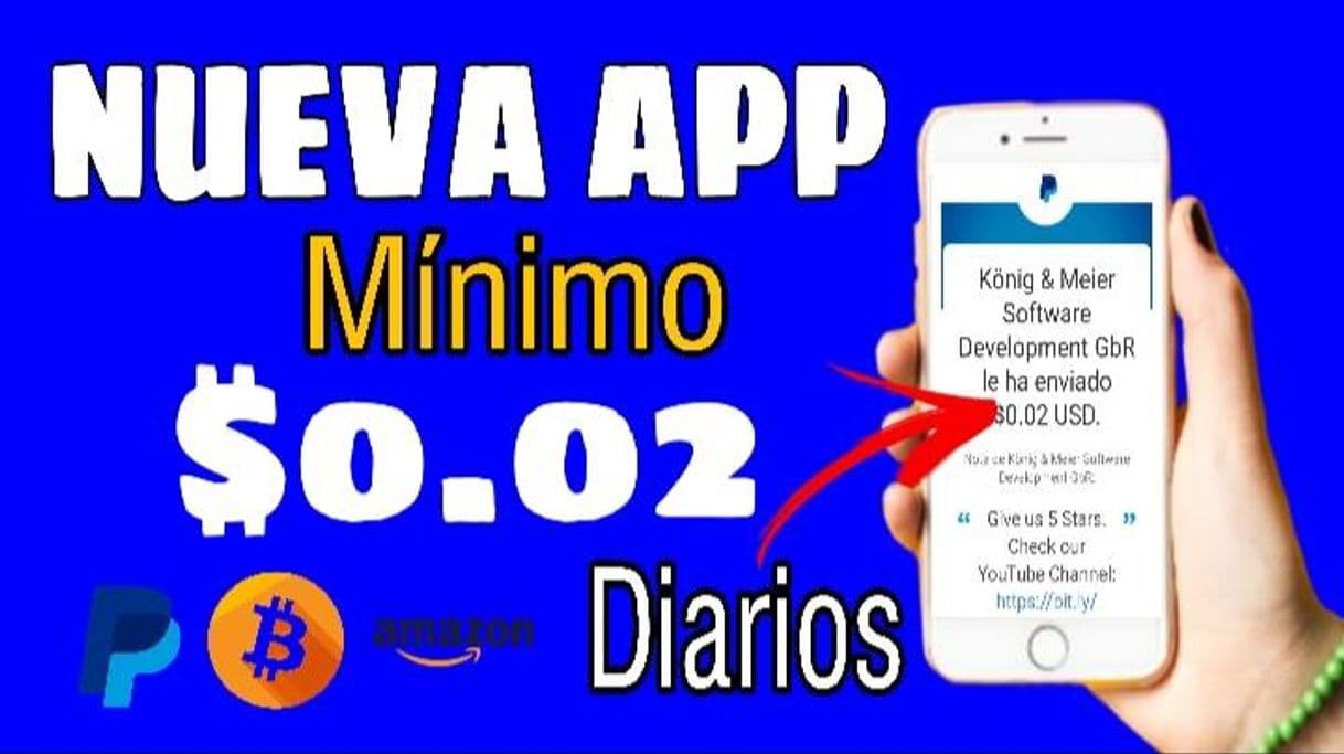 Moda 💵Nueva APP 🥳 Para GANAR DINERO A PAYPAL 2020🤑 ( Mínimo 0.