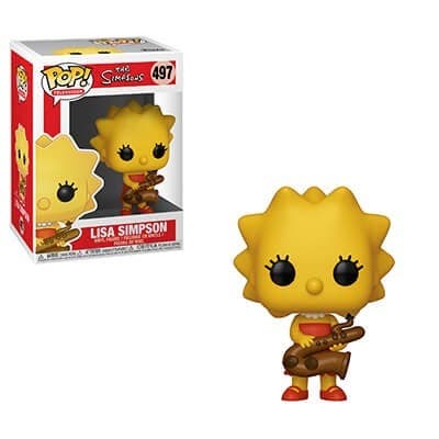 Fashion Funko Pop: Los Simpsons- Lisa con saxofón 