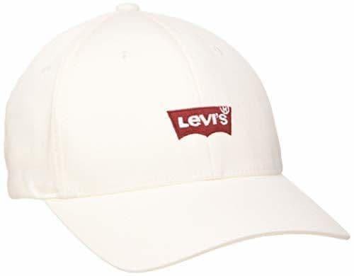 Producto Levi's Levis Footwear and Accessories Mid Batwing Flexfit Gorra, Blanco