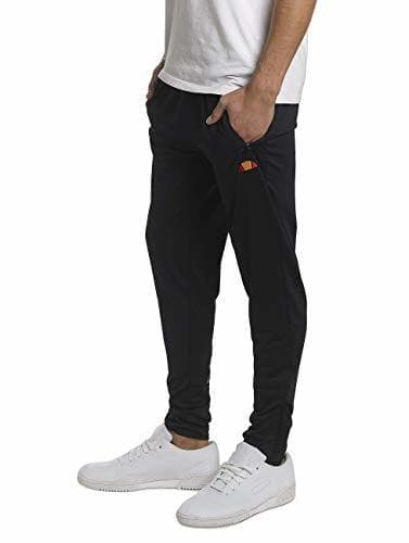 Product Ellesse Black Run Pantalones, Hombre, Gris