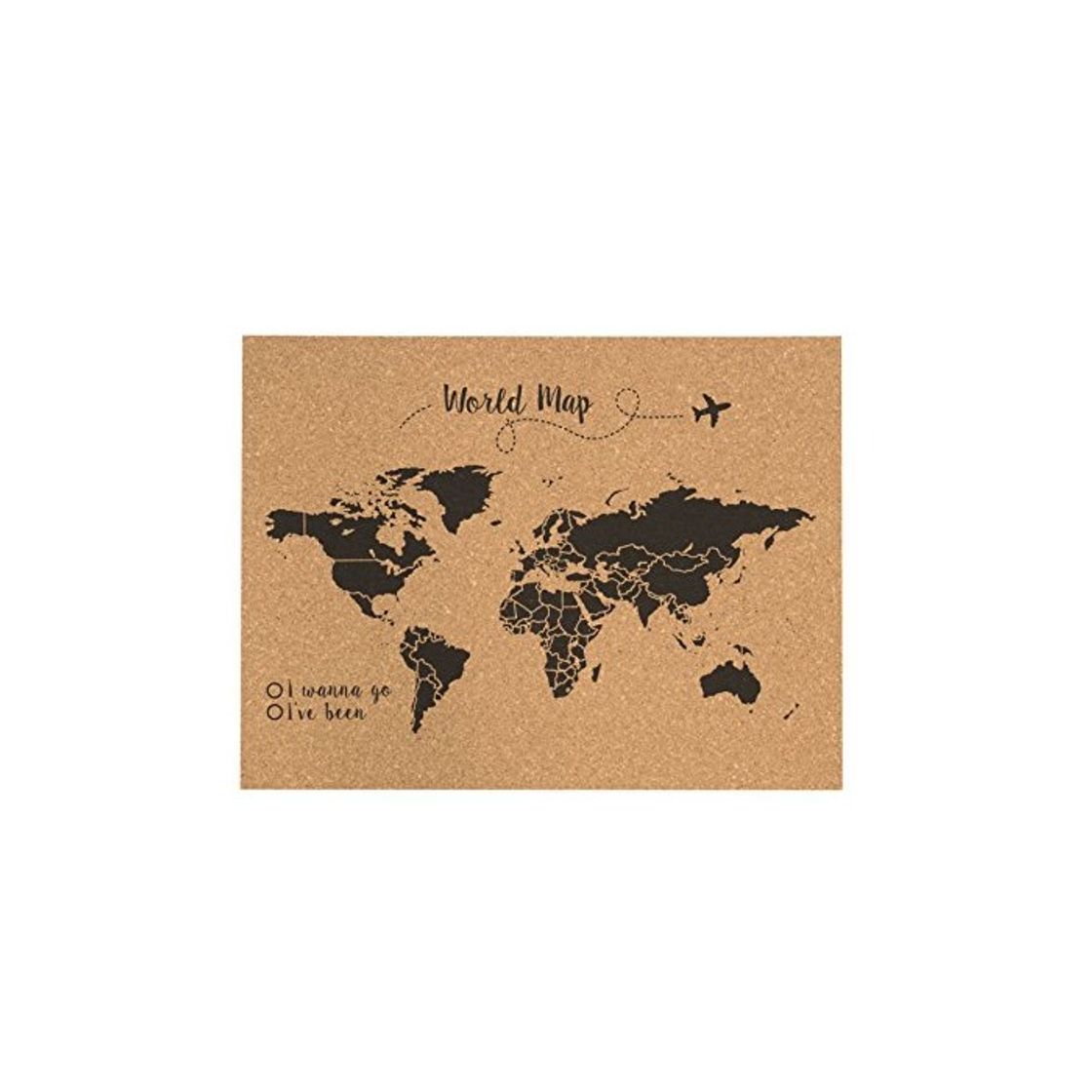 Home Mapa del mundo de madera, de Decowood