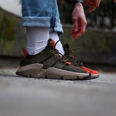 Fashion Adidas Originals Prophere -Trace Olive/Trace Olive/Solar Red