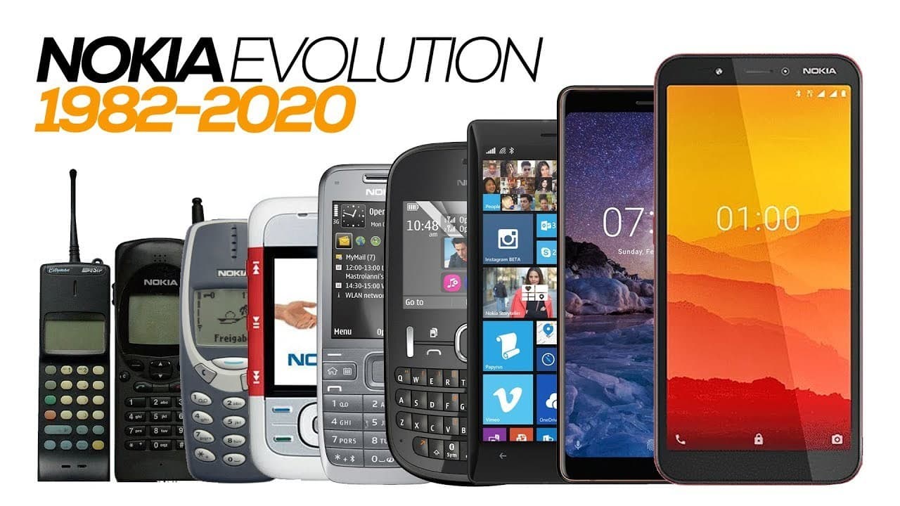 Fashion All Nokia Phones Evolution 1982-2020 - YouTube