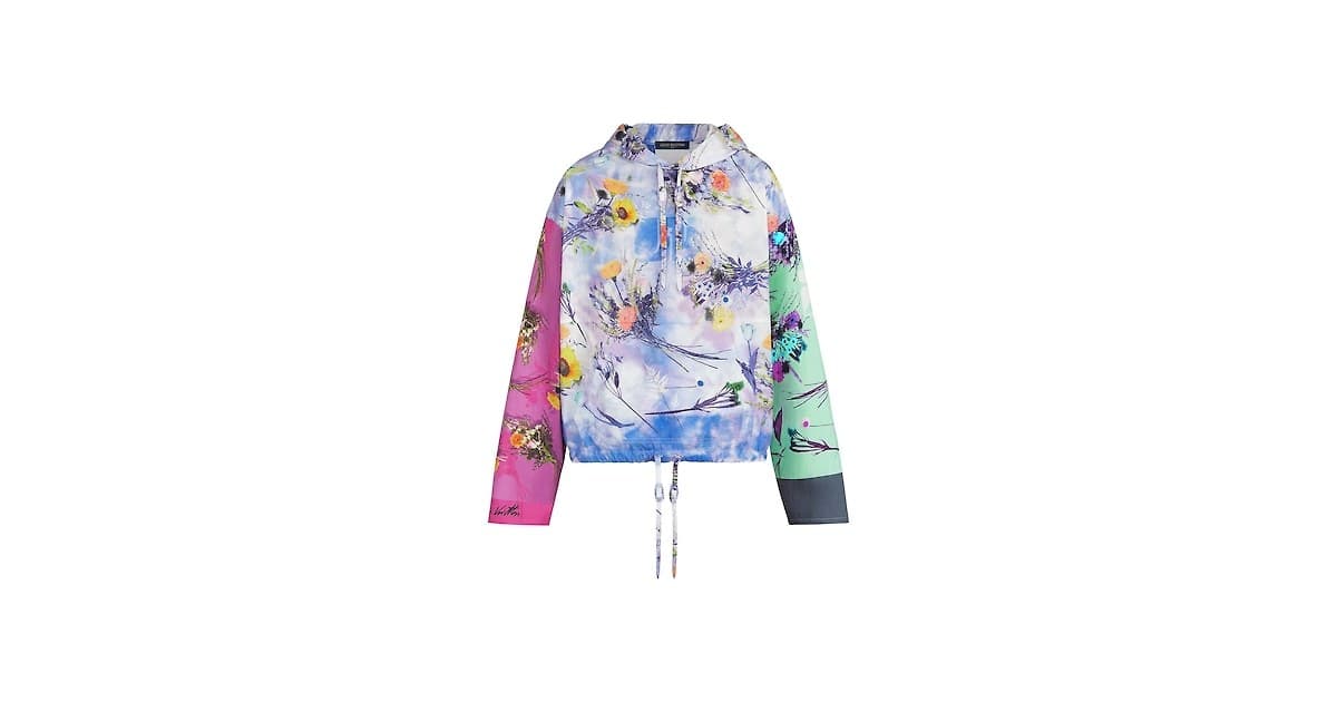 Moda Flowers Poplin Patchwork Hoodie - Ready to Wear | LOUIS VUITTON