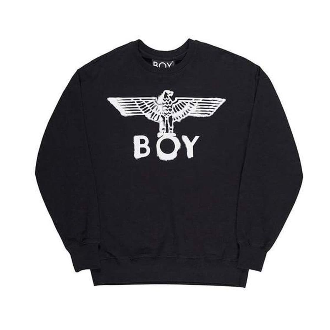 Moda BOY DISSOLVE SWEAT - BLACK/WHITE