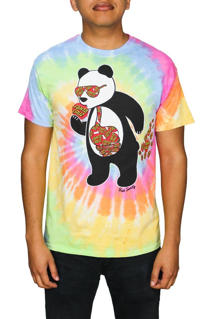 Moda Riot Society x Santa Cruz Panda Cruz Mens T-Shirt