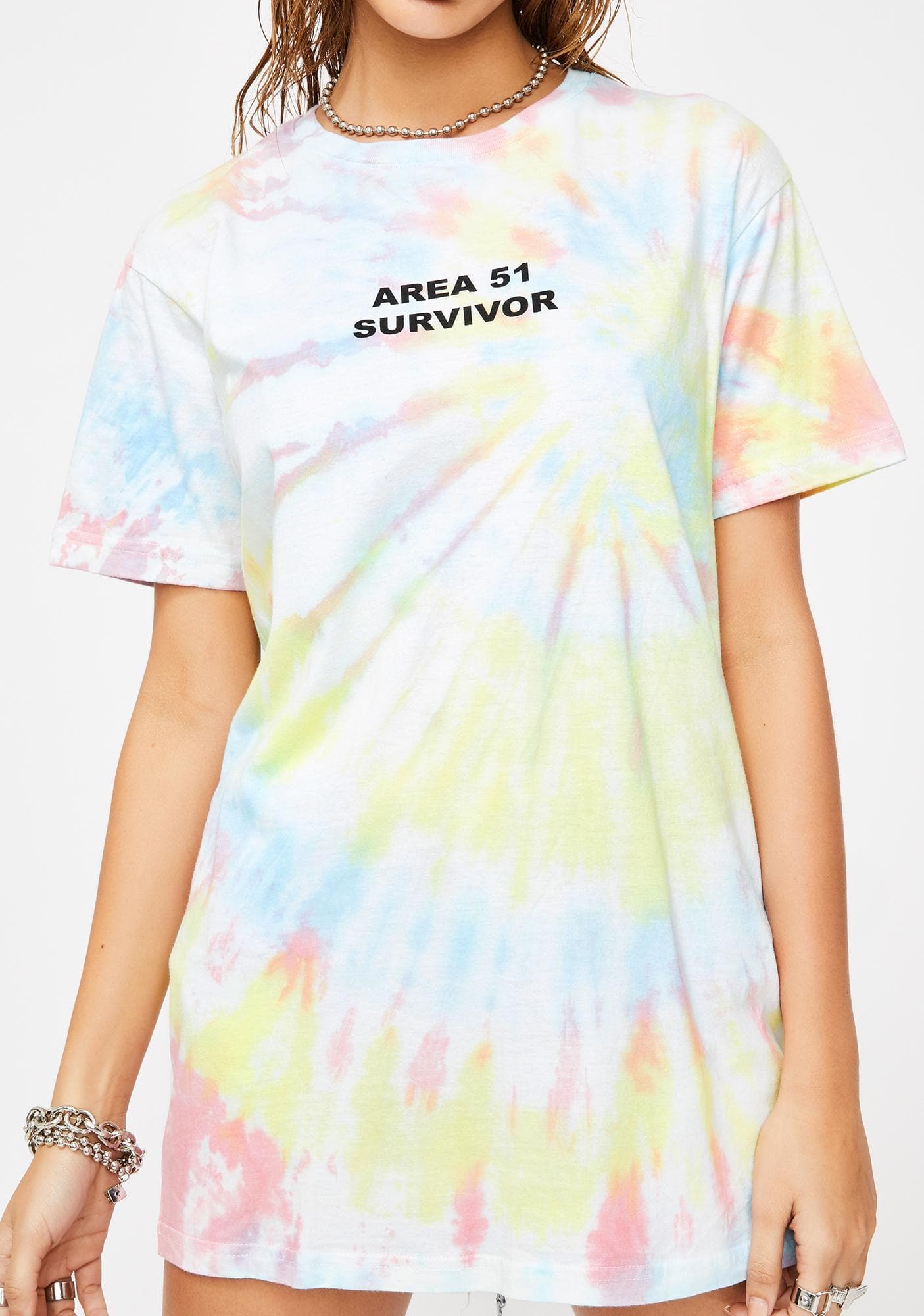 Fashion Yeah Bunny Area 51 Survivor Graphic Tee | Dolls Kill