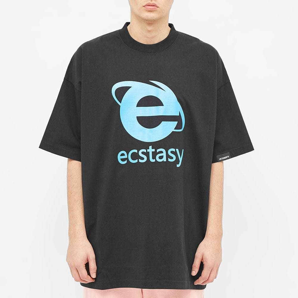 Moda VETEMENTS ECSTASY OVERSIZED TEE