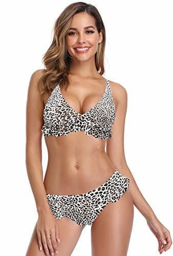 Producto SHEKINI Mujer Bikini Sexy Traje de Baño de Dos Piezas Cintura Baja