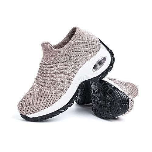 Lugar Zapatillas Deportivas de Mujer Zapatos Running Fitness Gym Outdoor Sneaker Casual Mesh