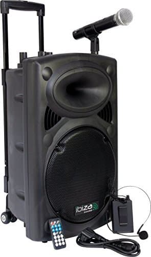 Product Ibiza Sound PORT12VHF- BT Sistema de sonido portátil y autónomo de 12"/30