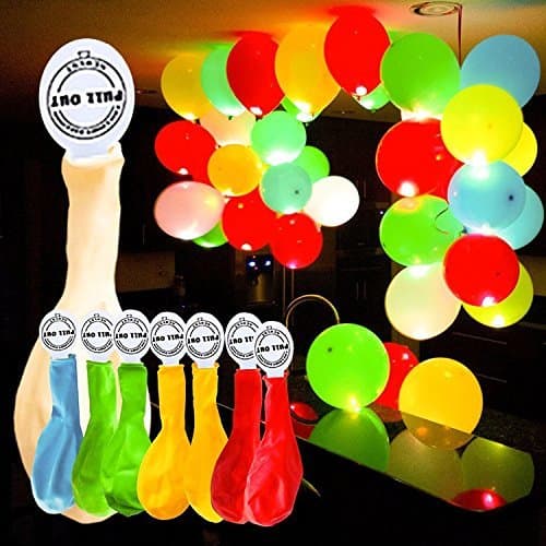 Product GHB 50 Pcs Globos Led Colores Globos Luz para Fiesta Boda Fiesta