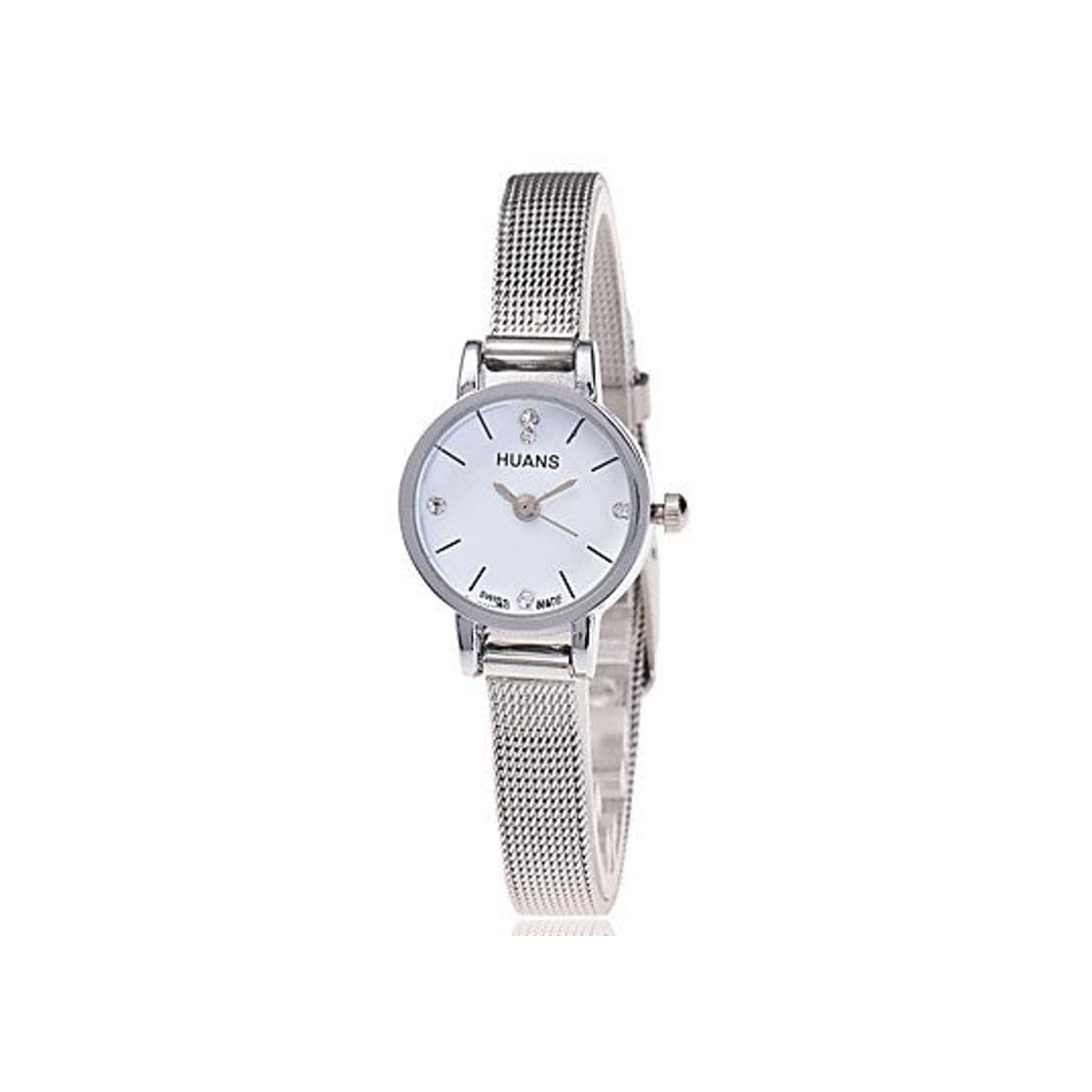 Producto Fashion Watches Relojes Hermosos, Nueva Moda de Malla de Plata Reloj de