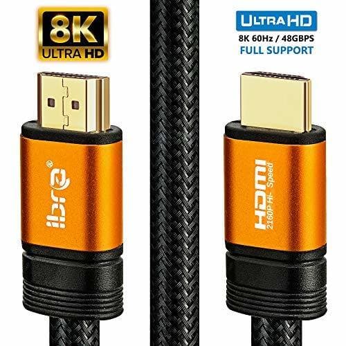 Product IBRA Orange 2.1 Cable HDMI de 8K Ultra Alta Velocidad 48Gbps Lead