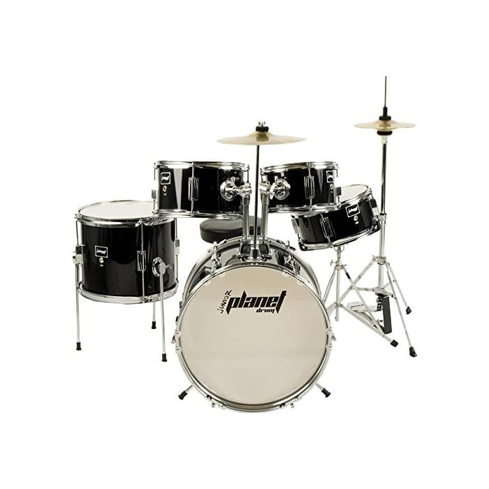 Product Batería Acústica Planet Junior 3 – dbj5032 Nera – completa de taburete