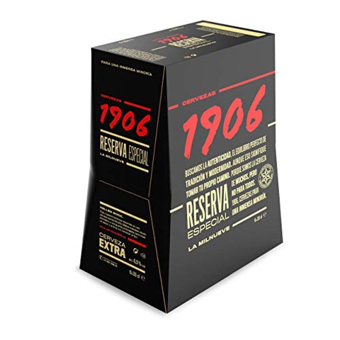 Product 1906 Reserva Especial Cerveza - Pack de 6 x 33 cl -