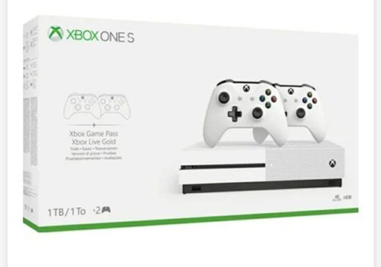 Moda Consola Xbox One S + 2° comando (1 TB branco )