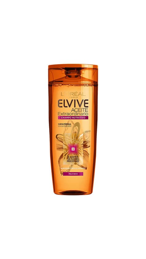 Belleza L'Oreal Paris Elvive Aceite Extraordinario Champú Nutritivo para Pelo Seco