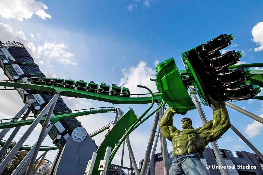 Lugar The Incredible Hulk Coaster