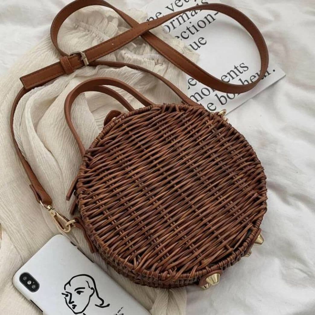 Fashion https://m.shein.com/us/Round-Woven-Rattan-Satchel-Bag-p-1129