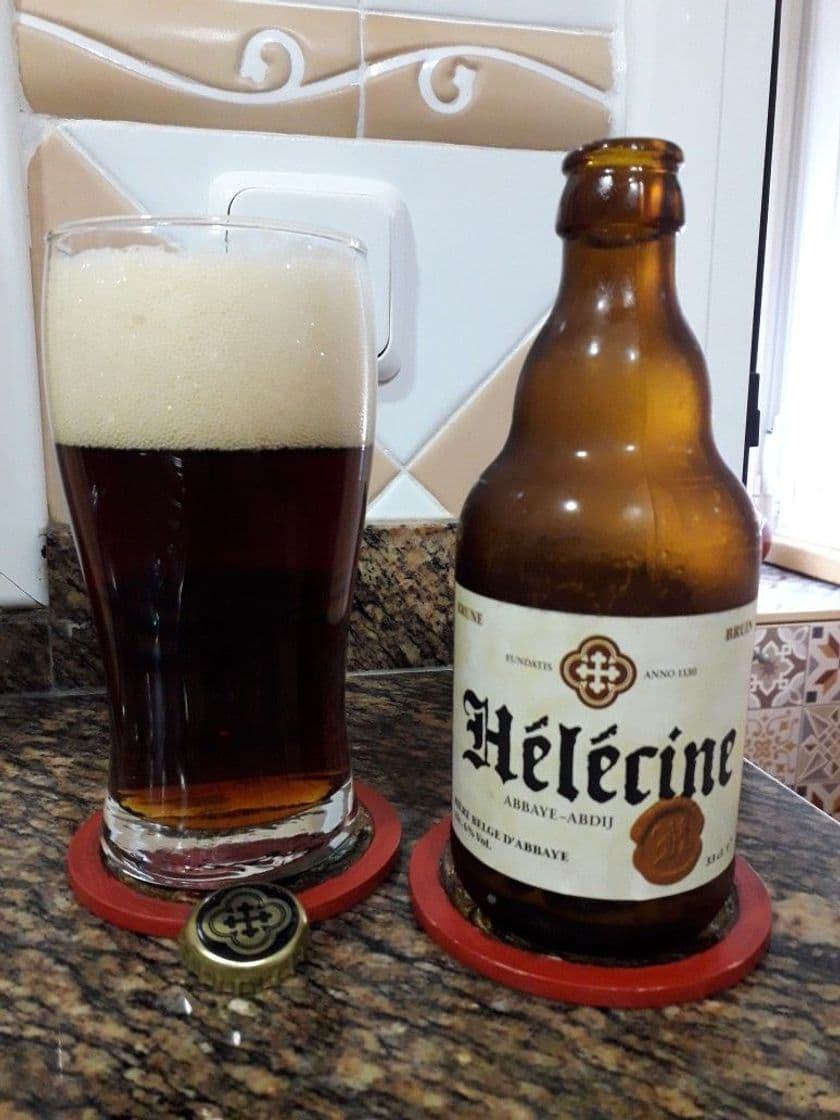 Producto Cerveza Hélécine Abadía tostada Botellín 33 cl 