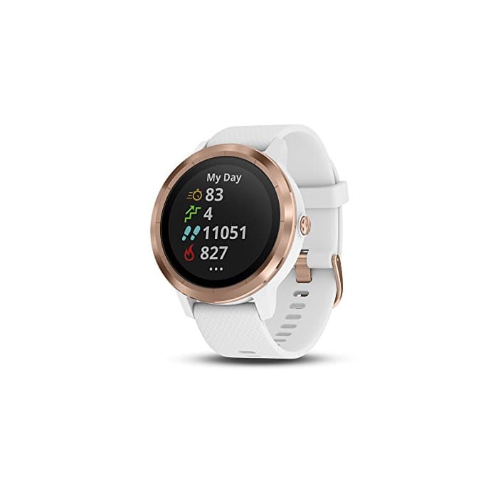 Electrónica Garmin Vívoactive 3 GPS Mano Ciclismo, Unisex Adulto, Blanco