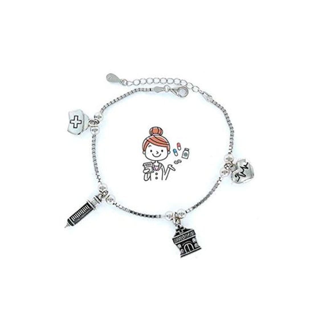 Moda Eres lo mas mujer Pulseras Profesiones Plata