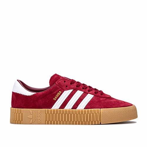 Lugar adidas Originals Sambarose - Zapatillas Deportivas para Mujer, Color Burdeos, Rojo