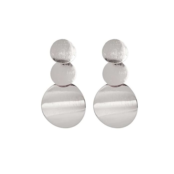 Product Bobury Cuelga los Pendientes 1 par Moda Oro Plata Color Irregulares geométricas