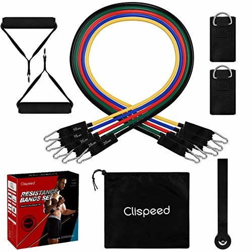 Producto CLISPEED 11PCS Resistance Bands Set Stackable Practical Durable Fitness Pull Rope Workout