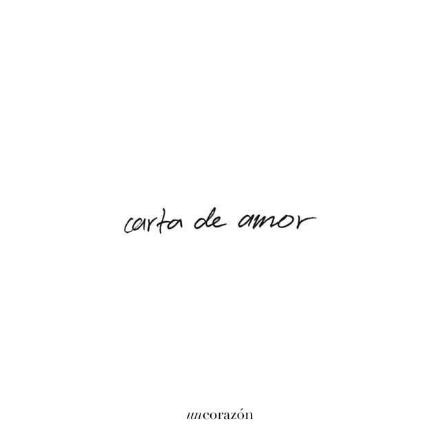 Canción Carta de amor