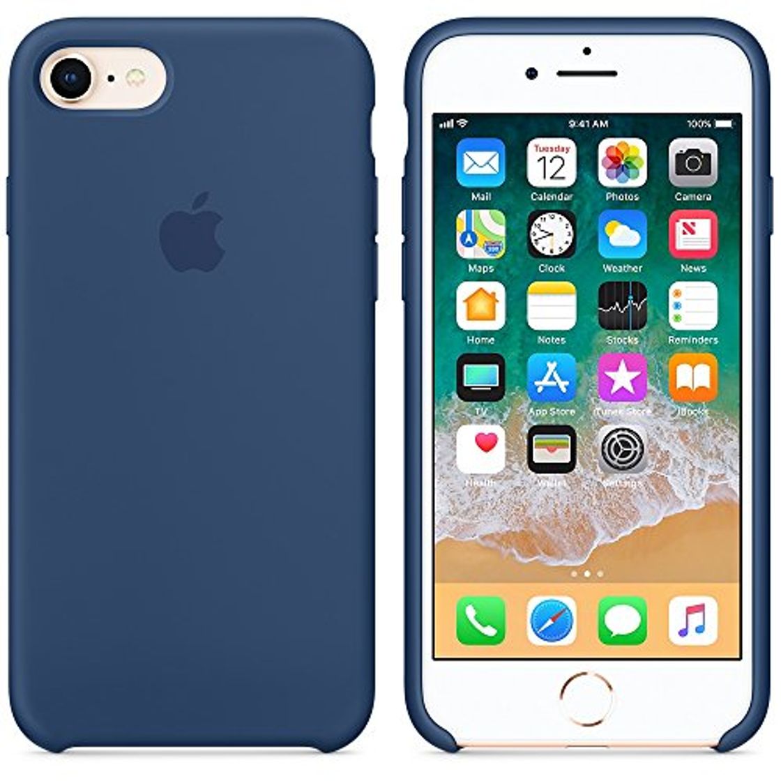 Product Funda para iPhone 7/8 Carcasa Silicona Suave Colores del Caramelo con Superfino